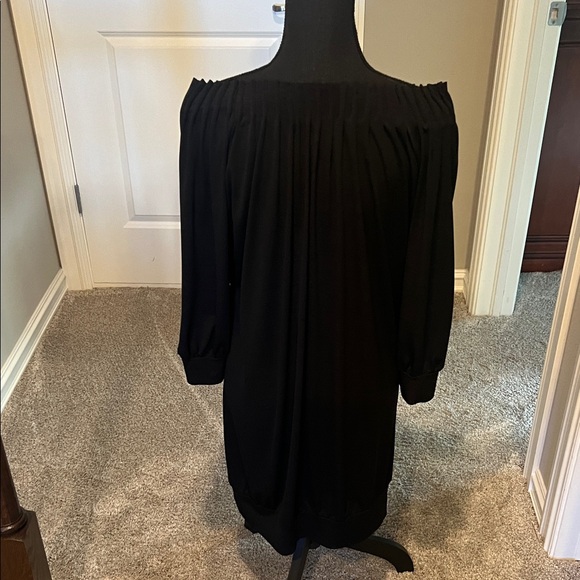 Enfocus Studio Black Off-Shoulder Mini Dress - Picture 7 of 9